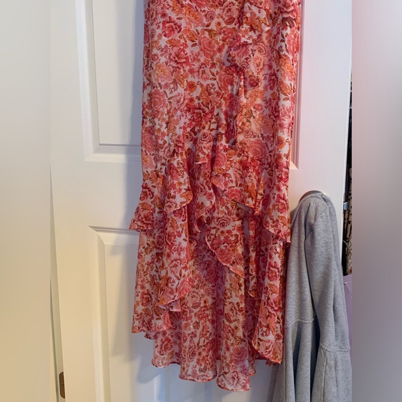 Lulus pink floral dress size small - Picture 3 of 4